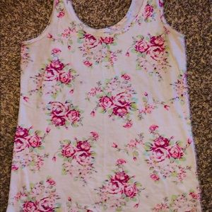 Pink Roses Tank Top